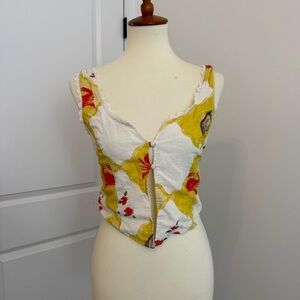 Bailey Rose Clam Bake Tank Top Size Medium Coastal Summer‎ Cottagecore